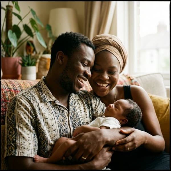 Smiling African woman after recovery
