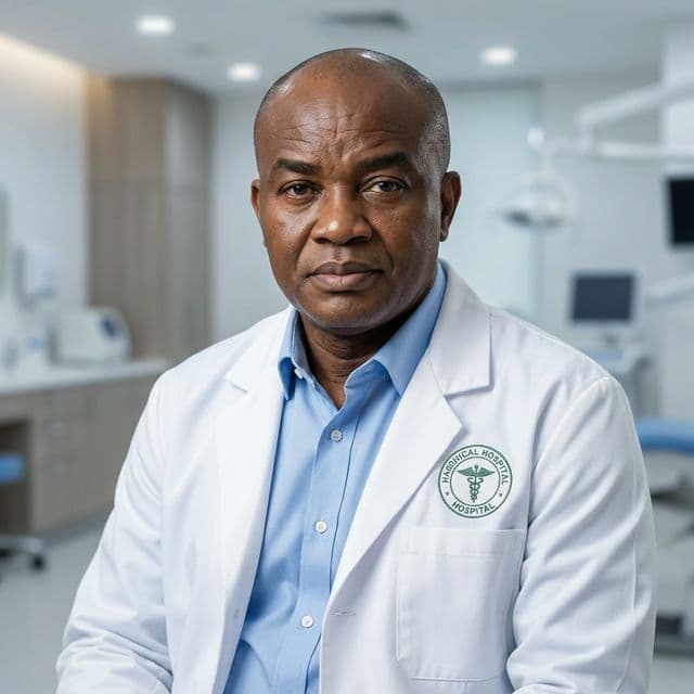 Portrait of Dr. C N Duum Nwachukwu, Medical Director